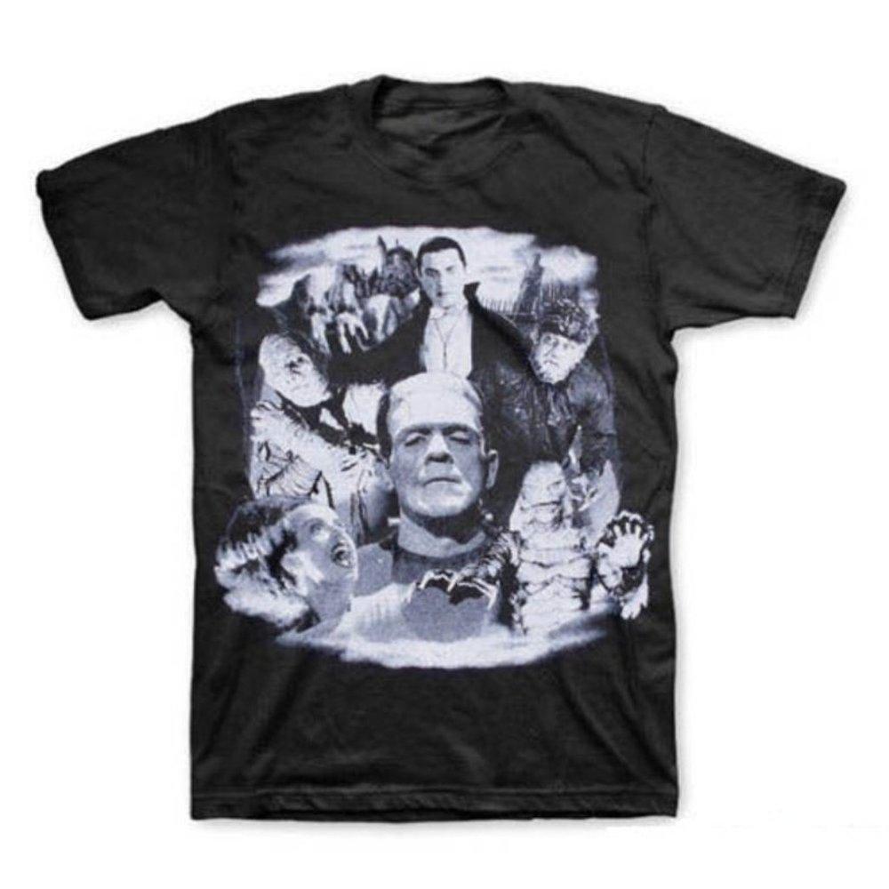 Universal Monsters Collage Frankenstein Karloff Lugosi Dracula Shirt